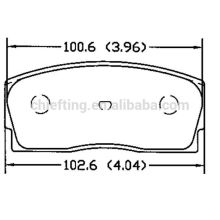 D456 04491-87101 für geely Bremsbeläge